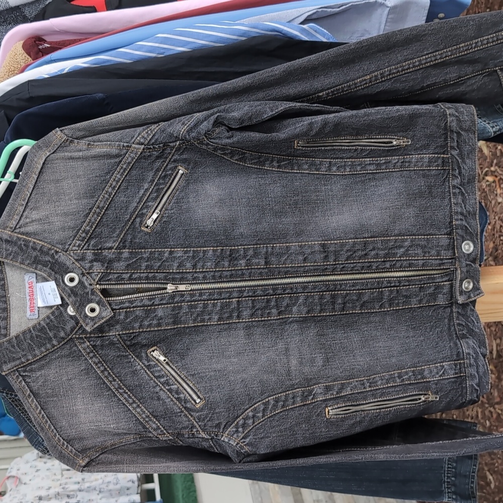 Men biker jacket